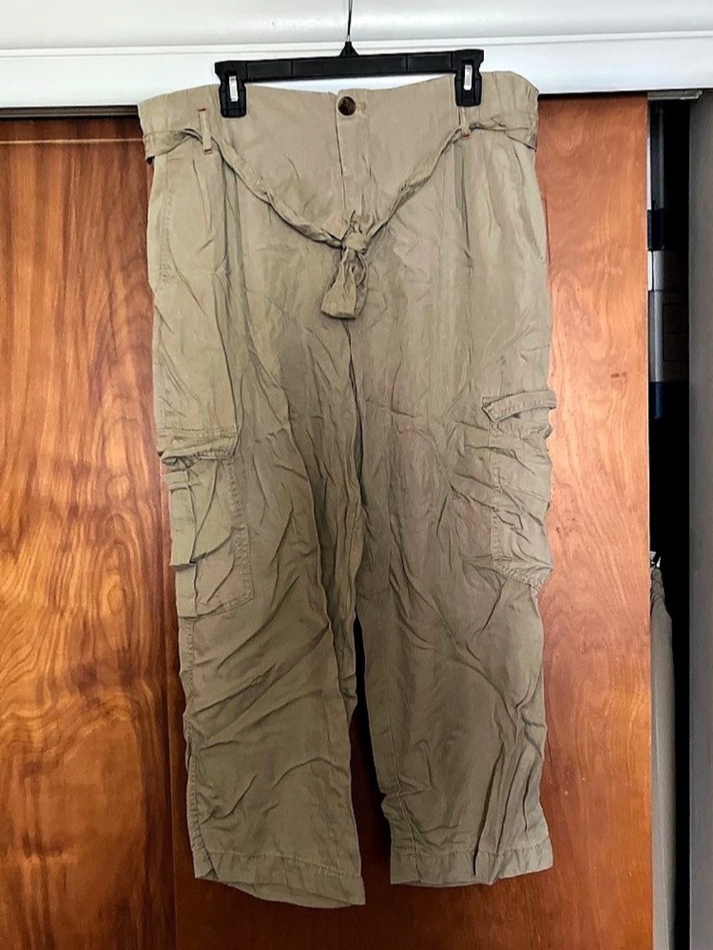 Tommy Jeans Cargo in Khaki Size 16